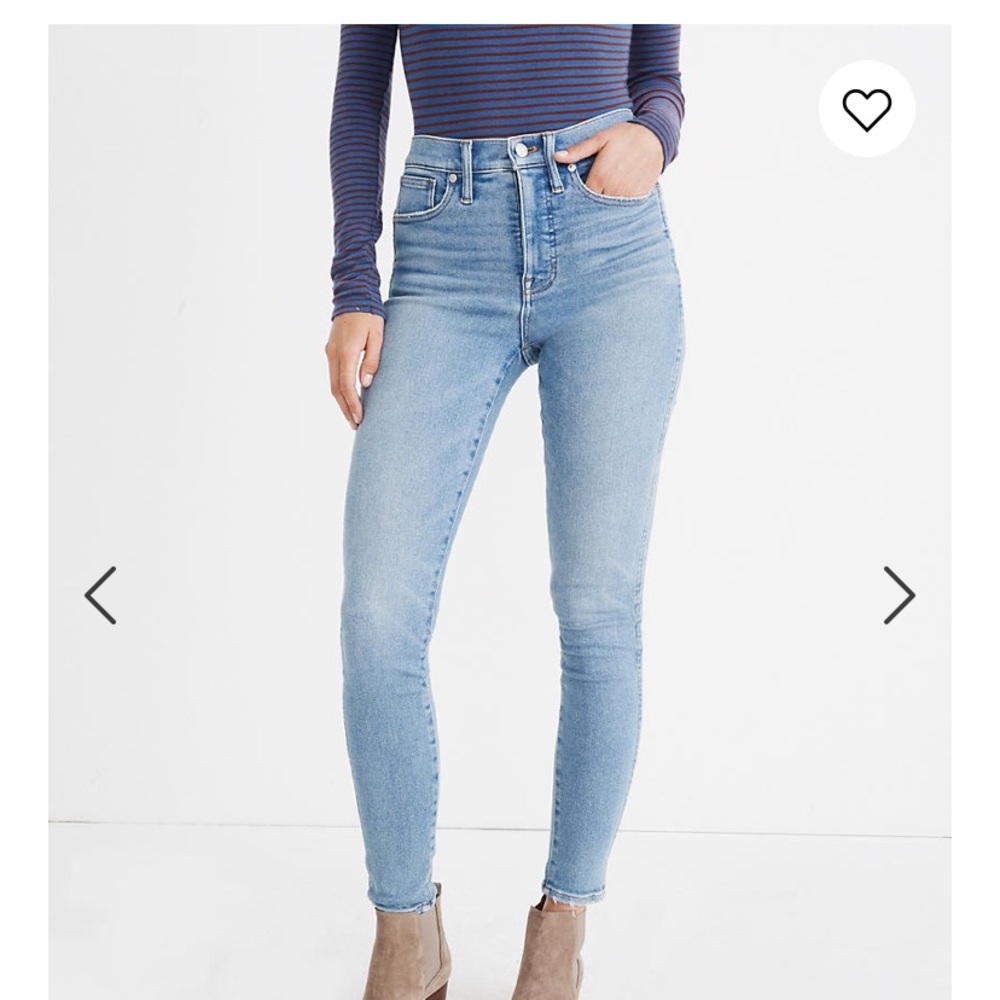 Madewell 10” High Rise Skinny Jeans